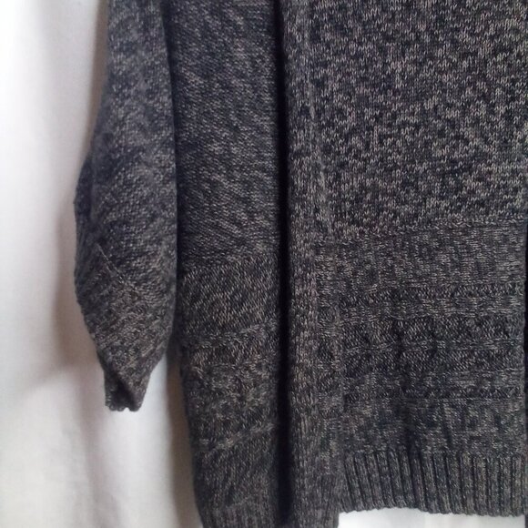 Van Heusen Cardigan Sweater S Women Open Front Short Sleeve Gray - Picture 12 of 16